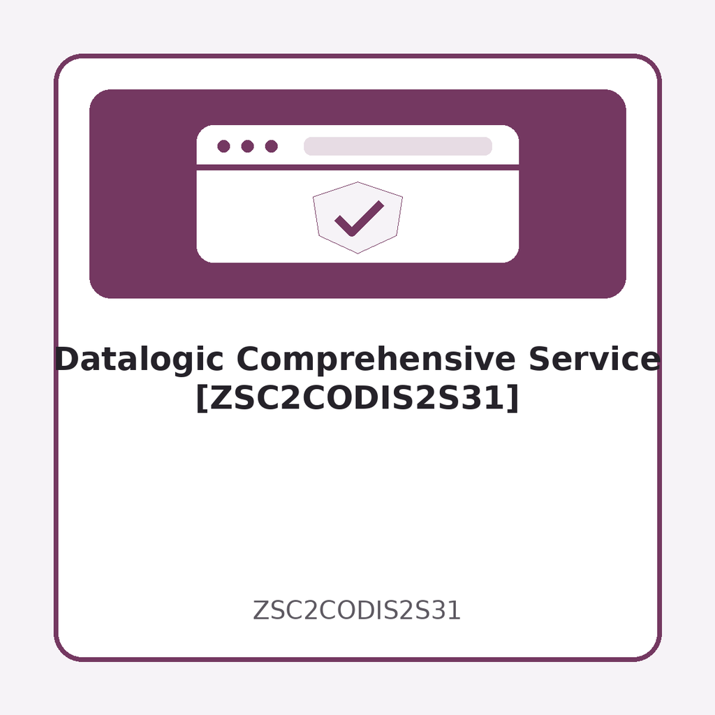 [ZSC2CODIS2S31] Datalogic Comprehensive Service [ZSC2CODIS2S31]
