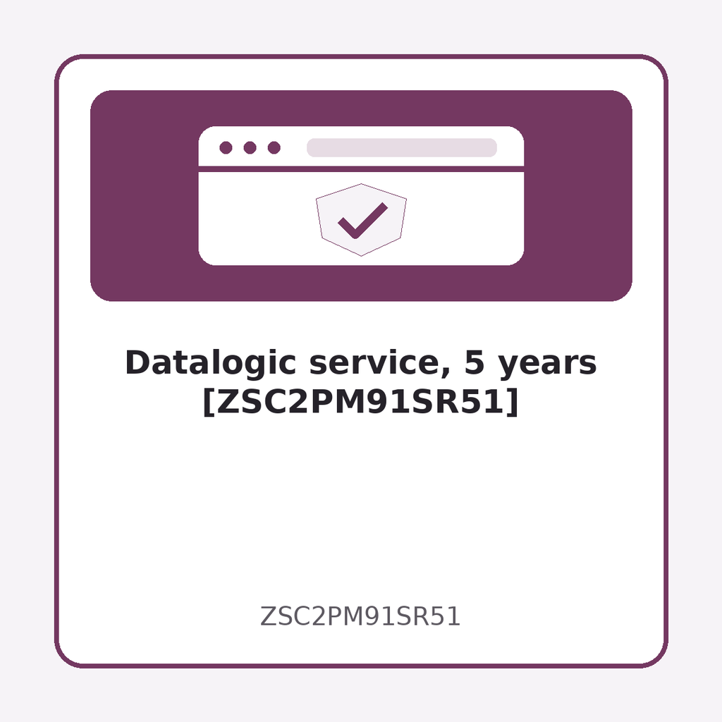 [ZSC2PM91SR51] Datalogic service, 5 years [ZSC2PM91SR51]