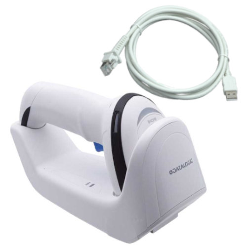 Datalogic Gryphon GM4200, 1D, kit (USB), white [GM4200-WH-433K1]