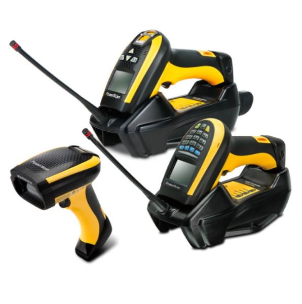 Datalogic PM9100, 1D, multi-IF, kit (USB), RB, black, yellow [PM9100-433RBK10]