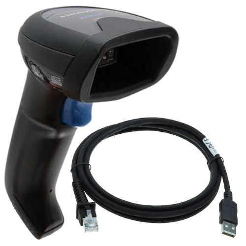 [QD2590-BKK1] Datalogic QuickScan QD2500, 2D, multi-IF, Digimarc, kit (USB), black [QD2590-BKK1]
