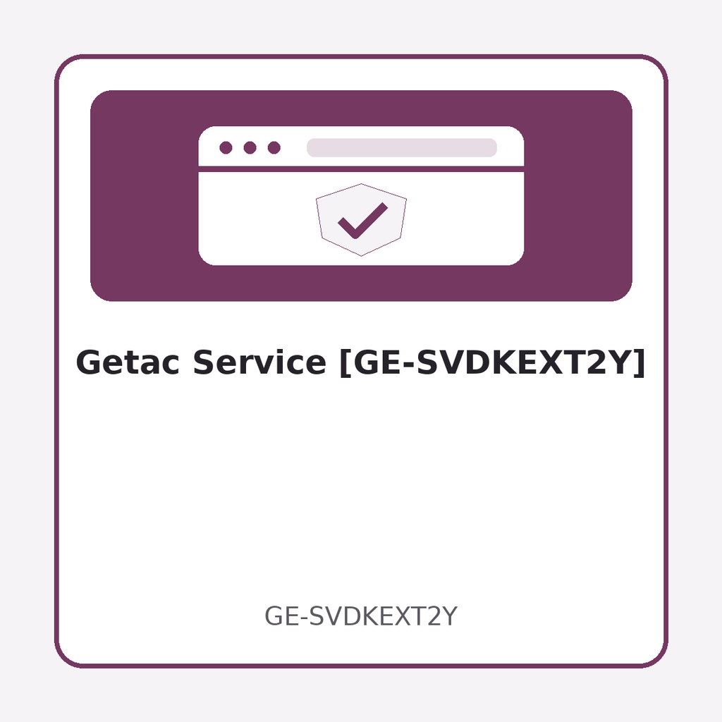 [GE-SVDKEXT2Y] Getac Service [GE-SVDKEXT2Y]