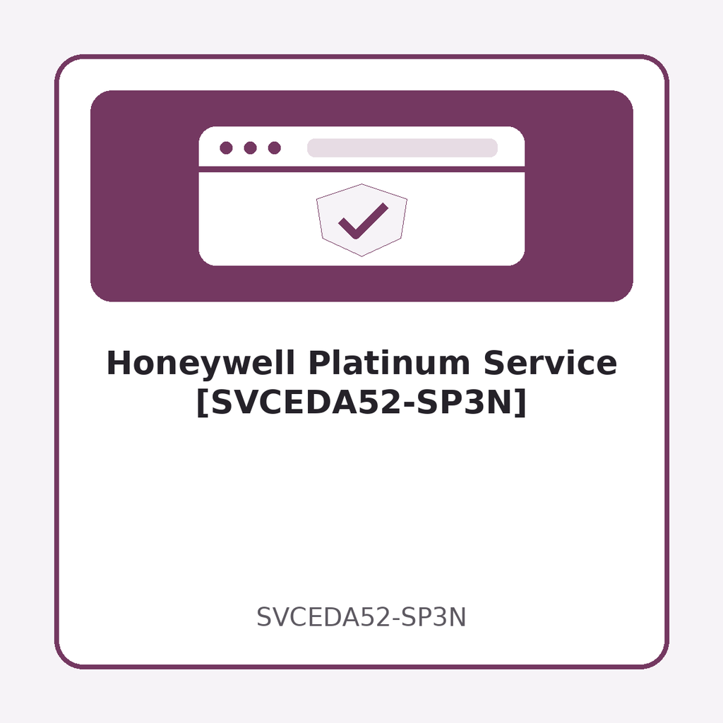 Honeywell Platinum Service [SVCEDA52-SP3N]