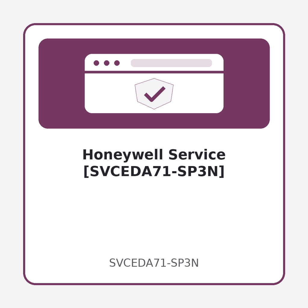 [SVCEDA71-SP3N] Honeywell Service [SVCEDA71-SP3N]