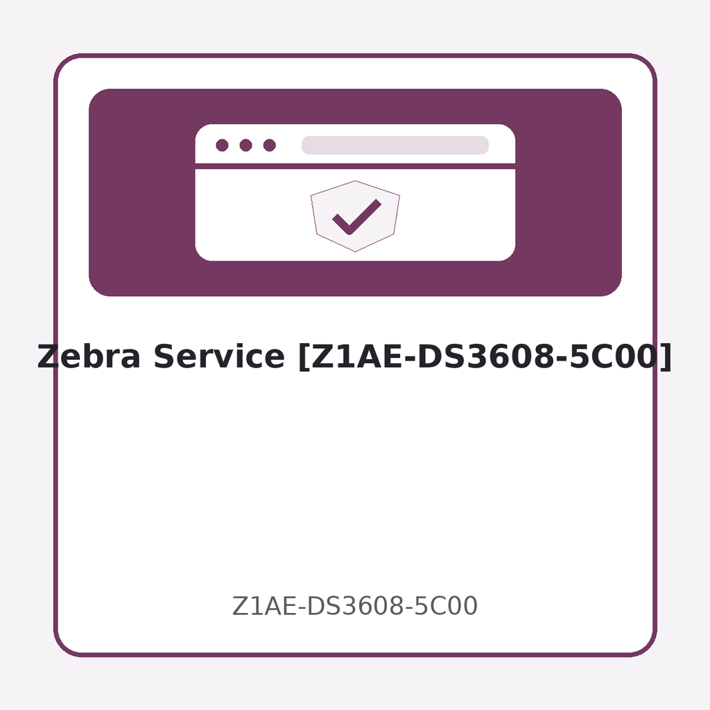 [Z1AE-DS3608-5C00] Zebra Service [Z1AE-DS3608-5C00]