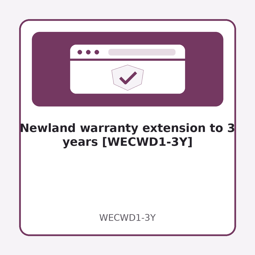 Newland warranty extension to 3 years [WECWD1-3Y]