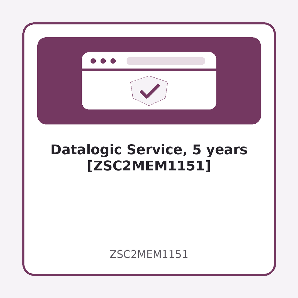 [ZSC2MEM1151] Datalogic Service, 5 years [ZSC2MEM1151]