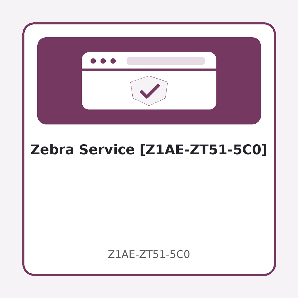 [Z1AE-ZT51-5C0] Zebra Service [Z1AE-ZT51-5C0]