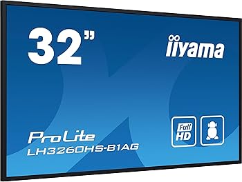 24/7, 80cm (31,5''), Full HD, USB, RS232, Ethernet, Wi-Fi, Android, kit (RS232), black [LH3260HS-B1AG]