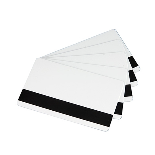 Evolis plastic cards, black, long, 500 pcs. [C8152]