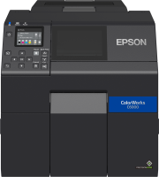 [C31CH76102] Epson ColorWorks CW-C6000Ae, cutter, disp., USB, Ethernet, black [C31CH76102]