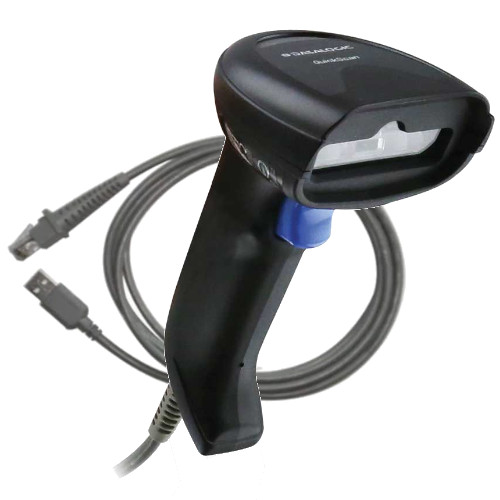 [QD2220-BKK1] Datalogic QuickScan I 2220 Series, 1D, imager, USB, kit (USB), black [QD2220-BKK1]