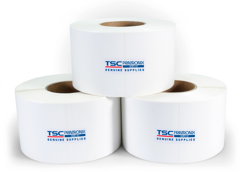 Labels (Thermal), label roll, TSC, thermal paper, W 102mm, H 102mm [38-T102102-10LF]