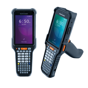 [946600007] Datalogic Falcon X60, 4.3" display, Android 15, Qualcomm octa-core, 8GB RAM, 128GB storage, 2D Long Range scan engine, 53-key Alphanumeric, Wi-Fi 6E, pistol grip, ruggedized.