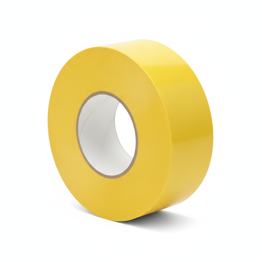 [K6-3008] Premium yellow vinyl tape (150 mm x 15.2 m)