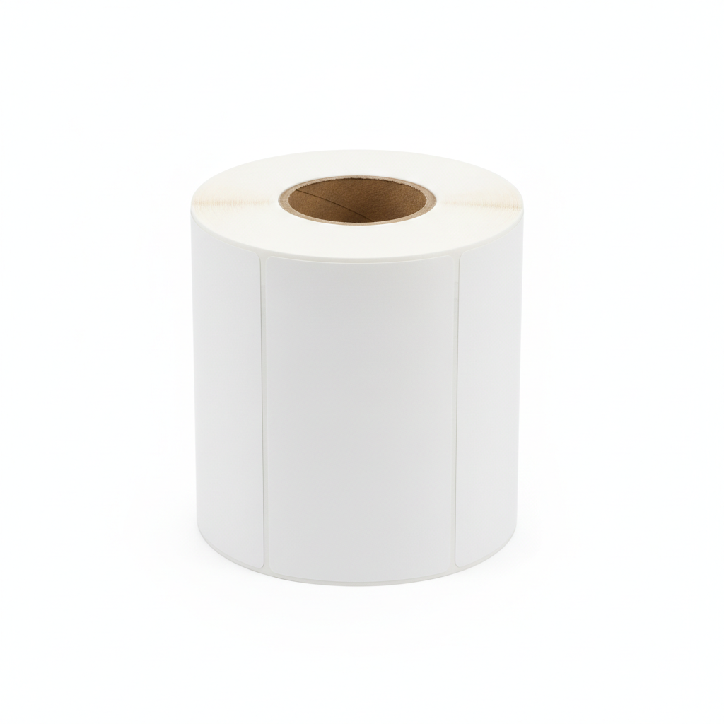 White Vinyl Labels (100 mm x 150 mm)