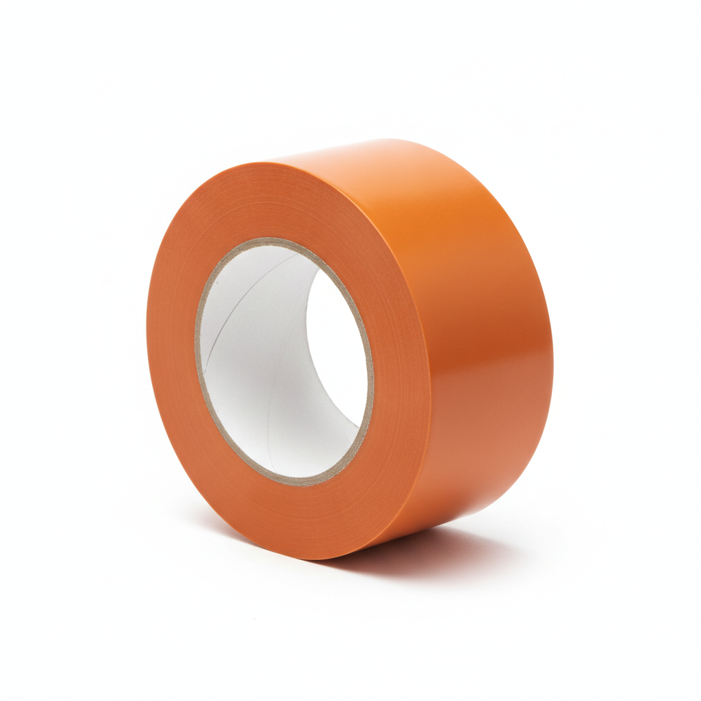 Orange premium vinyl tape (50 mm x 42.6 m)