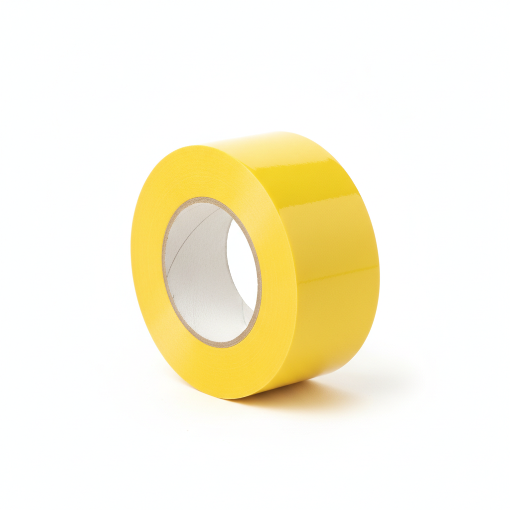 Premium yellow vinyl tape (50 mm x 42.6 m)