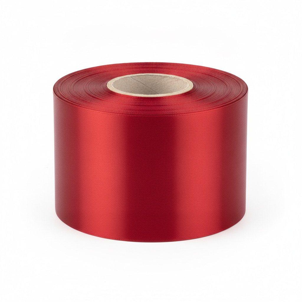 Premium red specialty ribbon (100 mm x 110 m)