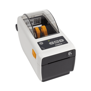Zebra ZD411-HC, 8 dots/mm (203 dpi), RTC, USB, USB Host, BT, Wi-Fi, EPLII, ZPLII, kit (USB), white