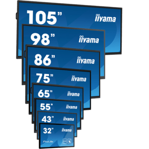 [TF6539AS-B1AG] iiyama ProLite TF6539AS-B1AG, 24/7, 164cm (64,6''), Projected Capacitive, 4K, USB, RS232, Ethernet, Android, kit (USB)