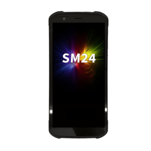 [SM240E-W2CHSS-HF] M3 Mobile SM24, Android, 6" HD+ display, 2.4 GHz octa-core, 8GB RAM, 128GB storage, 2D imager, NFC, Wi-Fi 6E, Bluetooth 5.3, 16MP/8MP cameras, IP67 and MIL-STD-810H certified with hot-swappable battery.