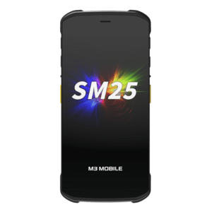 [SM255E-WFCFSS-HF] M3 Mobile SM25, 6" FHD+ display, 2.4GHz octa-core, 8GB RAM, 128GB storage, 2D SE5500 imager (smart focus), 5G, eSIM, SIM, Wi-Fi 6E, Bluetooth 5.3, NFC, 4000mAh hot-swappable battery, IP67, MIL-STD-810H, black.