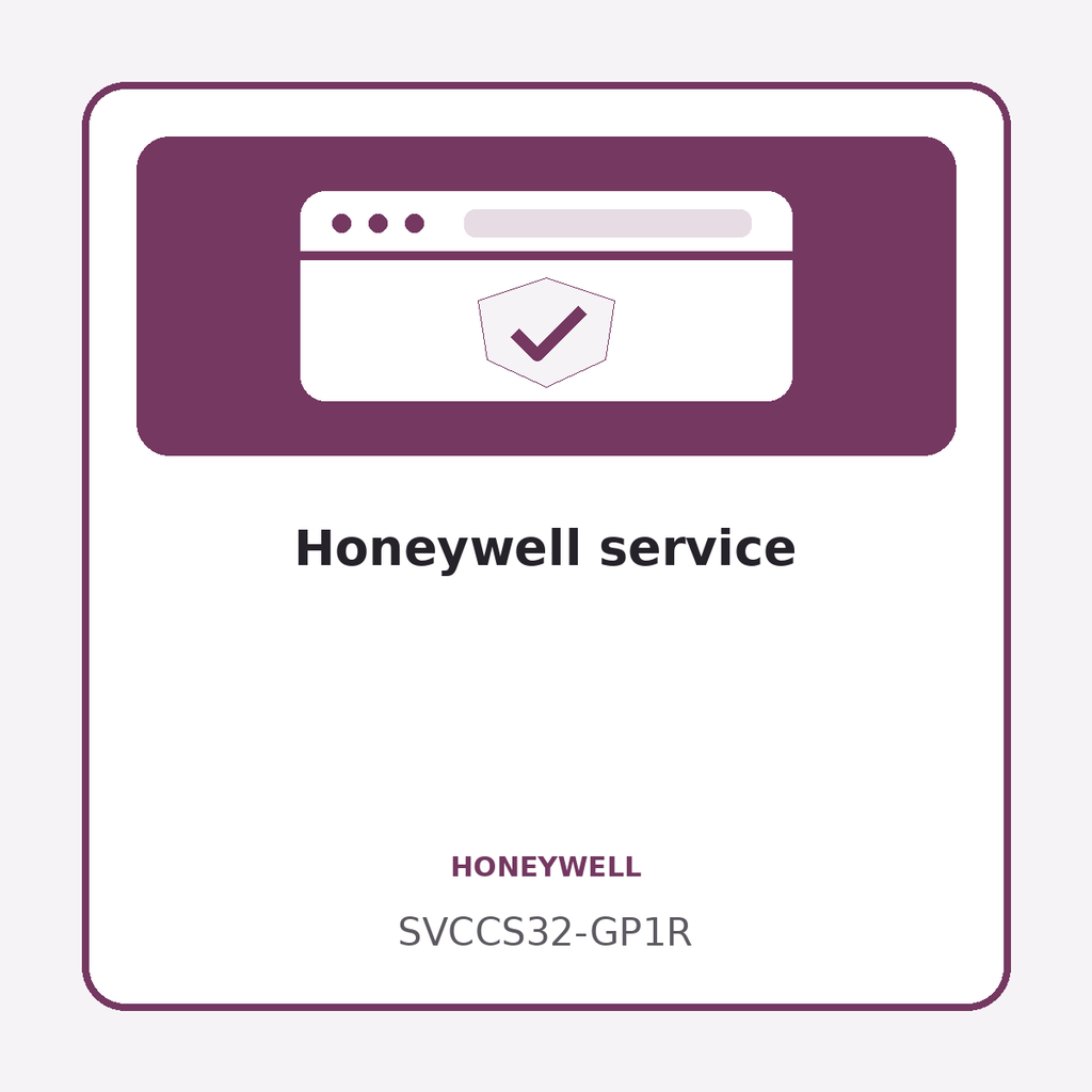 [SVCCS32-GP1R] Honeywell service