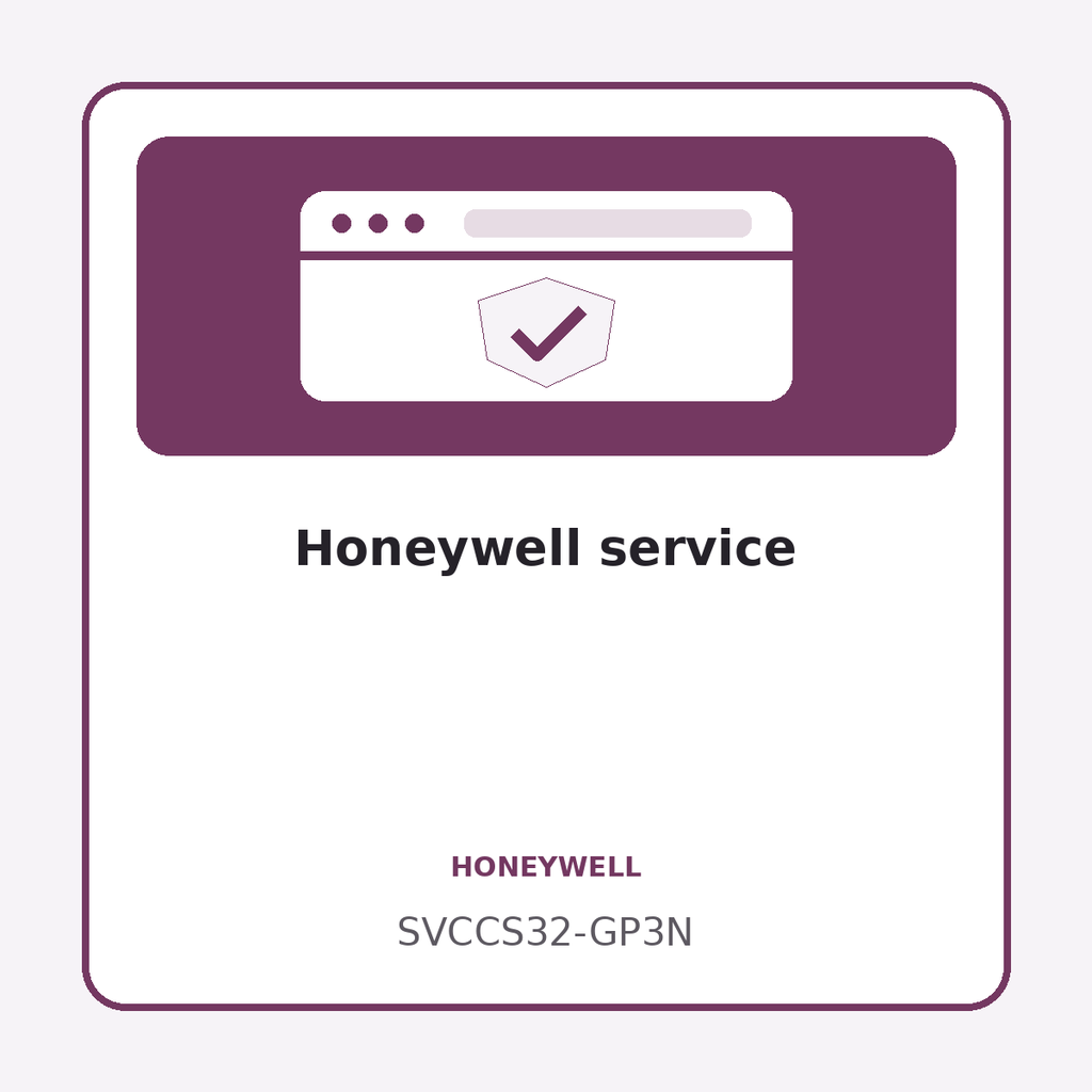 [SVCCS32-GP3N] Honeywell service