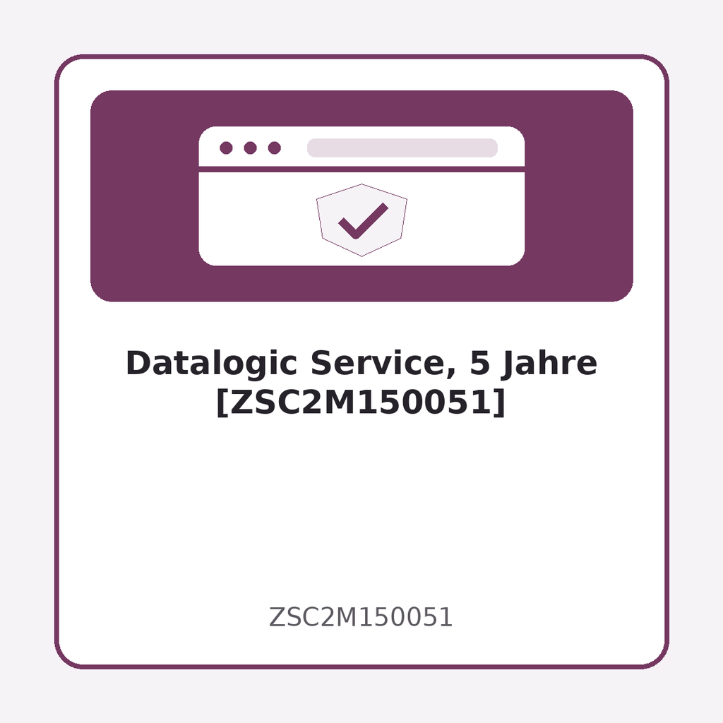 [ZSC2M150051] Datalogic Service, 5 Jahre [ZSC2M150051]
