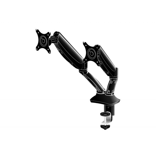 [DS3002C-B1] iiyama gas spring desk mount, dual [DS3002C-B1]