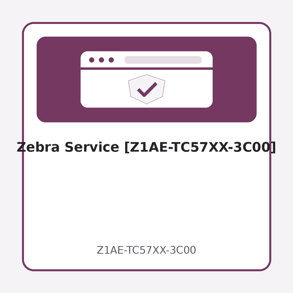 [Z1AE-TC57XX-3C00] Zebra Service [Z1AE-TC57XX-3C00]