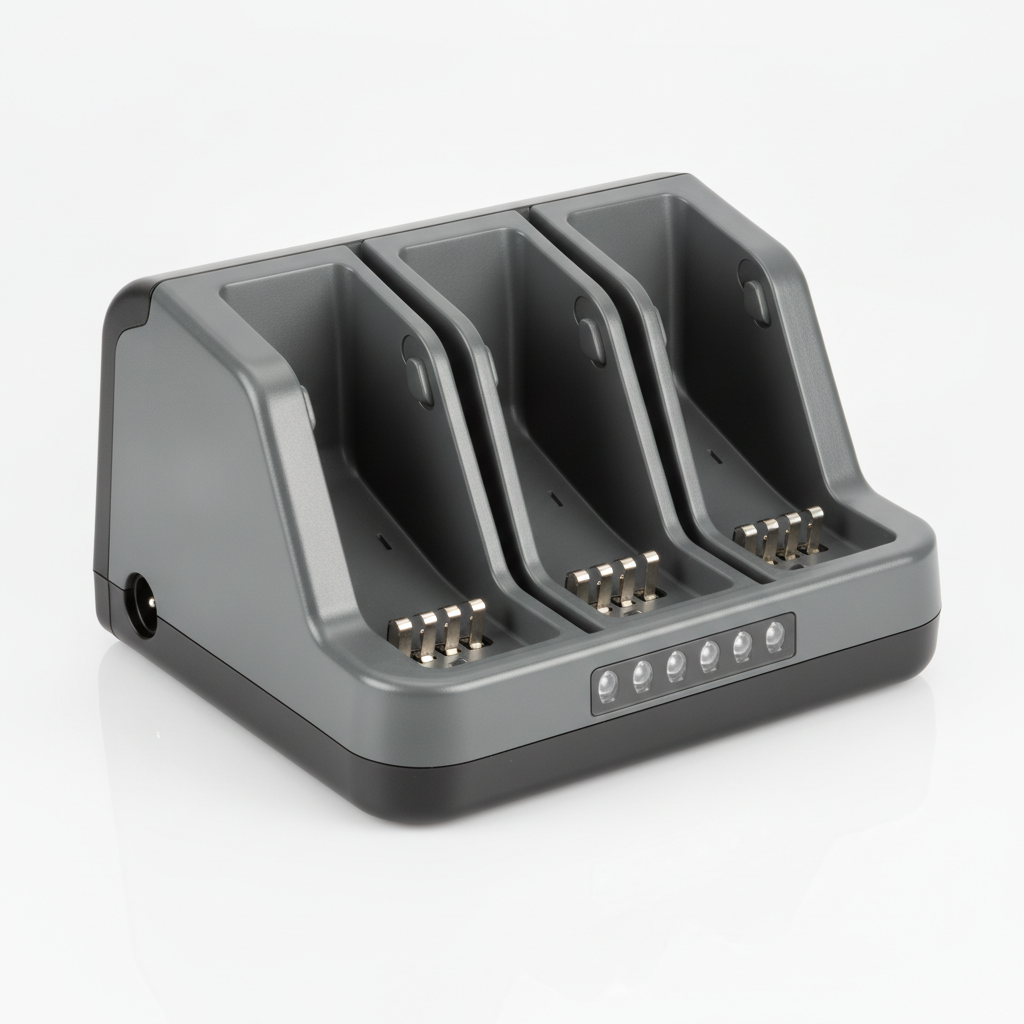 [CRD-MC2X-4SC4BC-01] Zebra charging station, 4 slots [CRD-MC2X-4SC4BC-01]