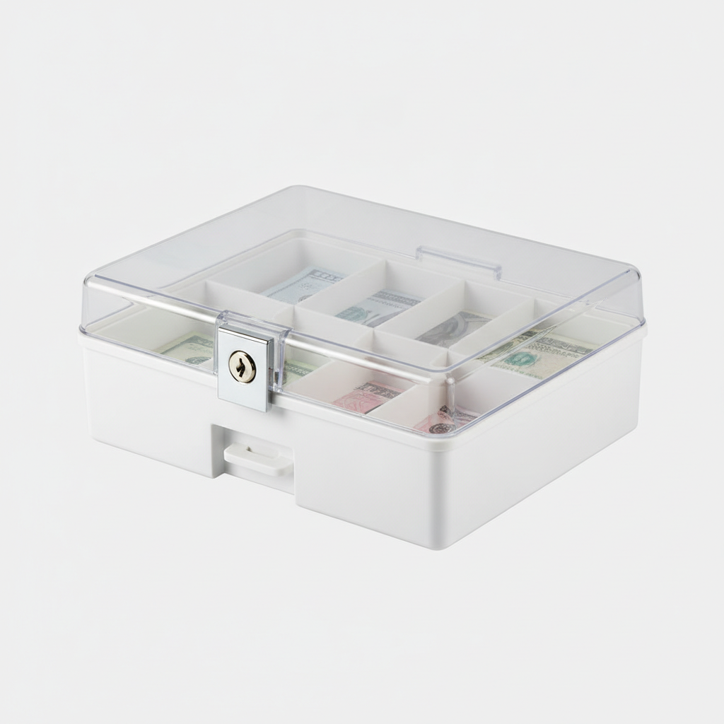 [CD-U460A-LLID-9005] Metapace Plastic insert with lockable lid for K3 V.2