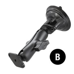 [RAM-B-166U-C] RAM Mounts Suction Base Set with Diamond Connection