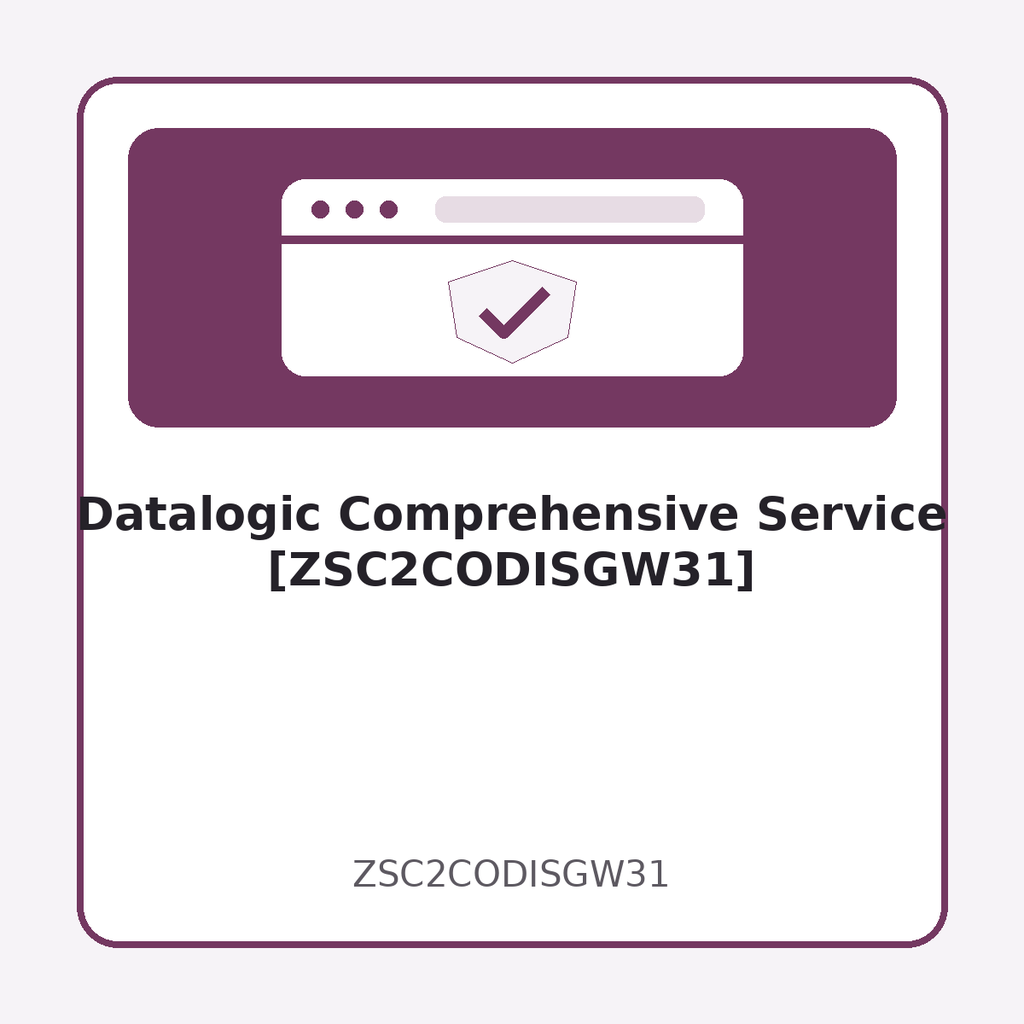 [ZSC2CODISGW31] Datalogic Comprehensive Service [ZSC2CODISGW31]